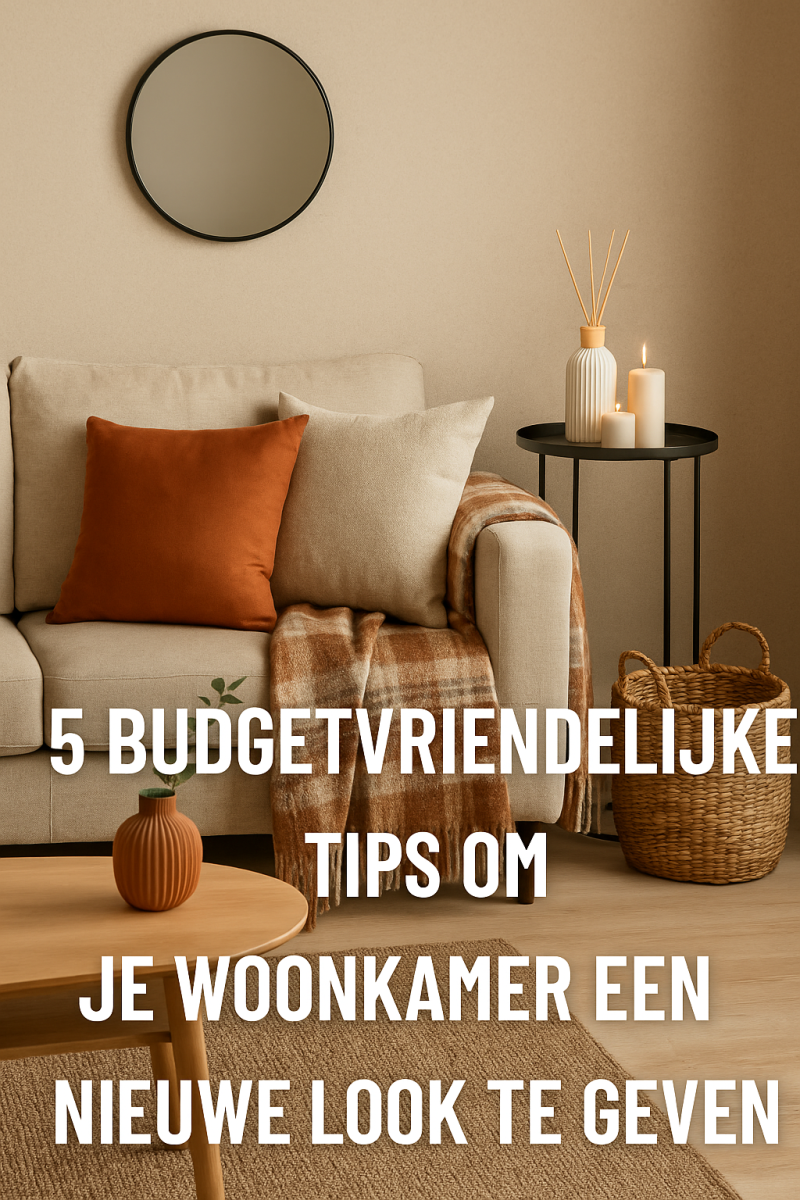 5 Budgetvriendelijke Tips om je Woonkamer een Nieuwe Look te Geven
