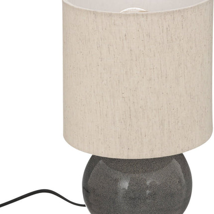 Atmosphera Tafellamp Gaia D15x28cm - Blauwgrijs - E27