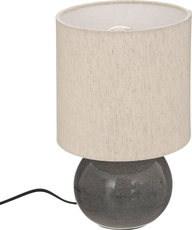 Atmosphera Tafellamp Gaia D15x28cm - Blauwgrijs - E27