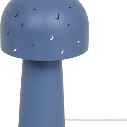 Atmosphera Kids Starry Mushroom Tafellamp - Ø16xH27cm - Blauw