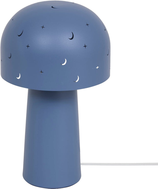 Atmosphera Kids Starry Mushroom Tafellamp - Ø16xH27cm - Blauw