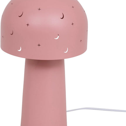 Atmosphera Kids Starry Mushroom Tafellamp - Ø16xH27cm - Roze