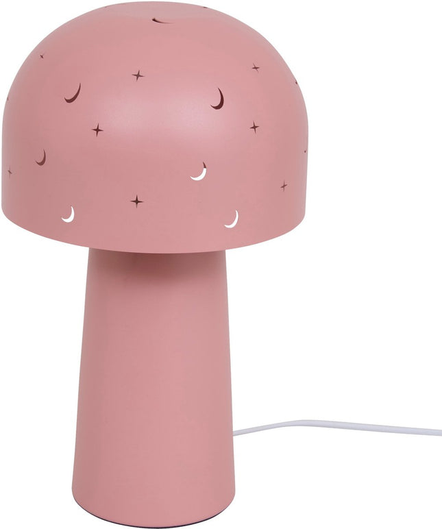 Atmosphera Kids Starry Mushroom Tafellamp - Ø16xH27cm - Roze