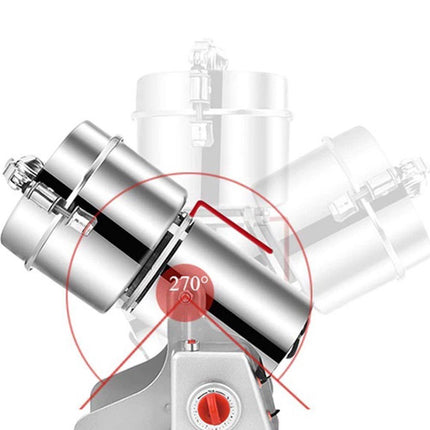 Proka Professionele Kruiden- & Graanmolen – RVS – 700 g – 2500 W – Voor Koffiebonen, Granen, Noten & Specerijen