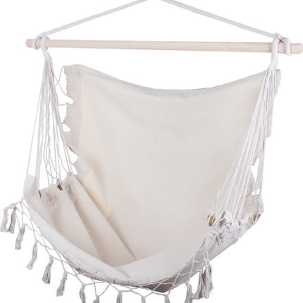 Braziliaanse hangmat hangende fauteuil - Schommelstoel - Bohemien - Beach vices - Binnen/Buiten - 130 x 100 x 90 cm - MAX 120kg