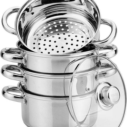 Kinghoff stoompan KH-3322 - met deksel - 20 cm