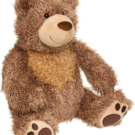 Atmosphera Knuffeldier Beer Yogi - zachte pluche stof - wilde dieren knuffels - bruin - 45 cm