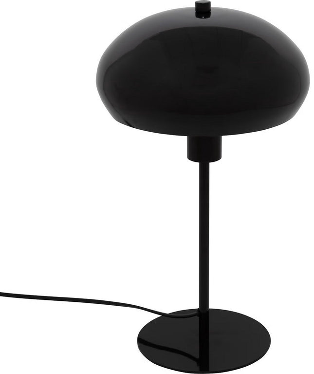 Atmosphera Savio Paddenstoel Tafellamp - Ø22xH38cm - Zwart
