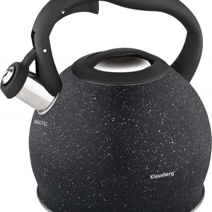Klausberg KB-7320 fluitketel - 2L - rvs - alle warmtebronnen