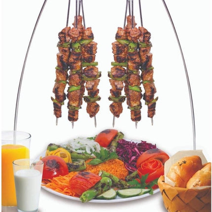 Spiesenhanger - standaard - BBQ Grill2 Spiezen Houders met 10 Spiezen - Vleespennen