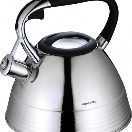 Klausberg 7397 fluitketel - 3L - rvs - alle warmtebronnen