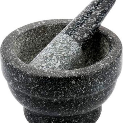 Marmeren vijzel met stamper Ø12x8cm