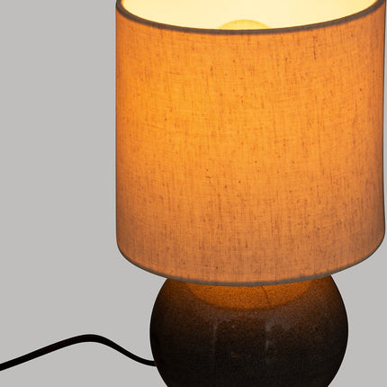 Atmosphera Tafellamp Gaia D15x28cm - Blauwgrijs - E27