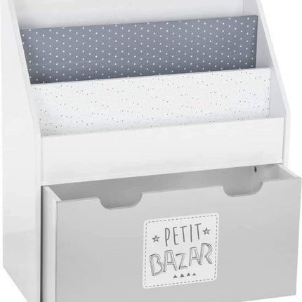 Boekenkast met opberg vak voor kinderen