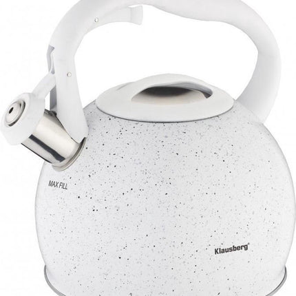 Klausberg 7265 - fluitketel - 3L - rvs - alle warmtebronnen