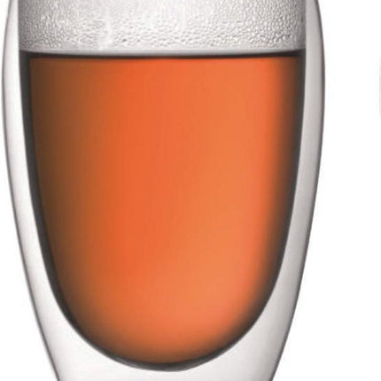 NOIR 528 - Dubbelwandige Glazen - 350 ml - Latte Macchiato - Thermoglazen - Theeglazen - Cappuccino Glazen- 4 Stuks
