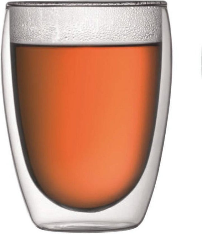 NOIR 528 - Dubbelwandige Glazen - 350 ml - Latte Macchiato - Thermoglazen - Theeglazen - Cappuccino Glazen- 4 Stuks