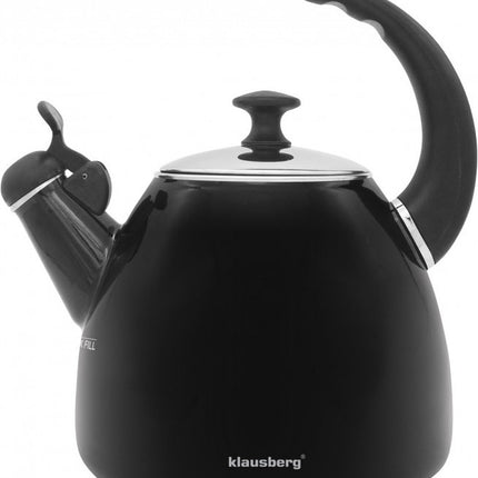 Klausberg 7403 fluitketel - 2,8L - rvs - alle warmtebronnen