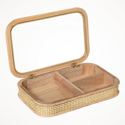 Juwelen box rotan 28cm - Sieraden opberger