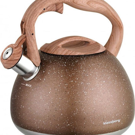 Klausberg 7510 - Traditionele fluitketel - Brons - 2.8 liter