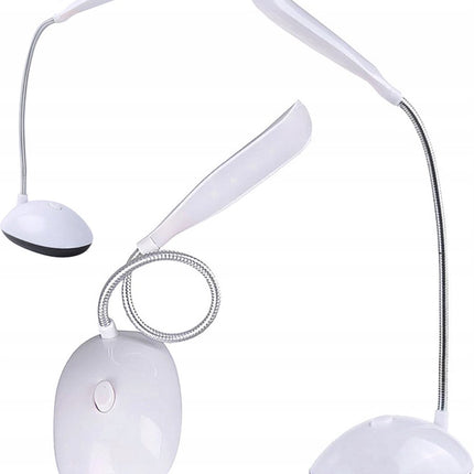 Bureaulamp - Tafellamp - Led - Wit - 360° - Roterend - Verstelbaar