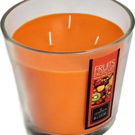 Senseszz Lifestyle Geurkaars Fruits Exotiques - 500 gram - In Glas - H12cm Dia13cm