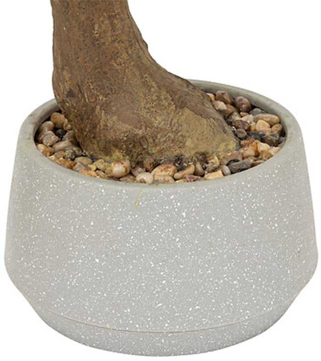 Atmosphera bonsai boom - in keramische pot - 45 cm - kunstplant - groen - Nepplanten - Sierplanten - Japanse stijl