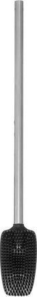 5Five WC-/toiletborstel met houder plat - RVS - polypropyleen siliconen kunststof - 53 cm