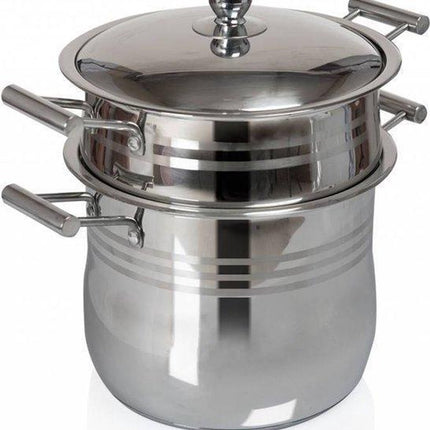 couscous pan / stoompan / Couscoussière induction 16L- Stoompan Inductie - Groot Couscous Pan - 16 Liter - Rijst en Groentestomer - Couscoussier