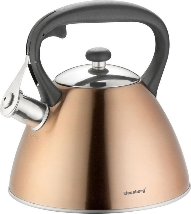 Klausberg KB-7209  fluitketel - 3L - rvs - alle warmtebronnen