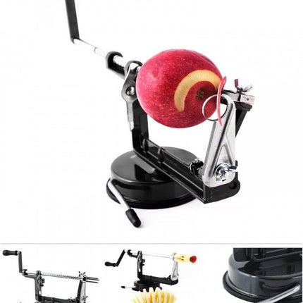 Appel - aardappel schiller zwart - spiraal - twister