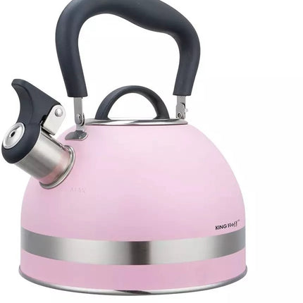 Kinghoff KH1856 Fluitketel - RVS - 1,8 Liter - Geschikt voor Alle Warmtebronnen (Incl. inductie) - Opvouwbaar Handvat