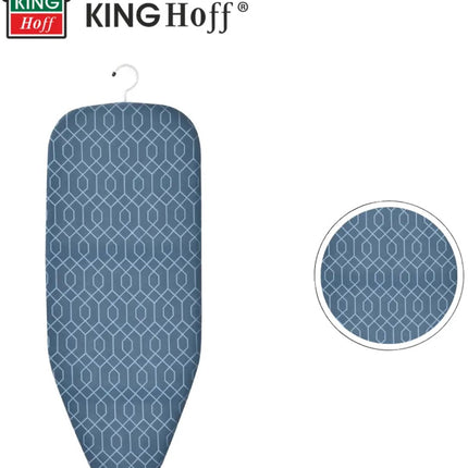 KINGHOFF KH-1936 Tafelstrijkplank – Compacte Inklapbare Strijkplank met Geperforeerd Stalen Strijkoppervlak – 76×30,5 cm