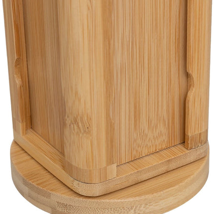 5Five Dolce Gusto Koffie cups/capsules houder dispenser - bamboe hout - 11 x 29 cm - voor 20 capsules