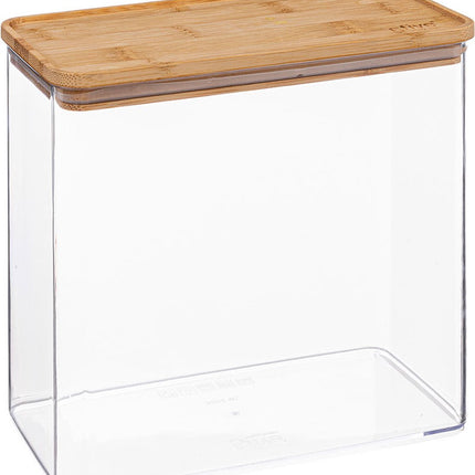 5Five - Keuken voorraadpot - Berlino - kunststof/bamboe - 500 ml