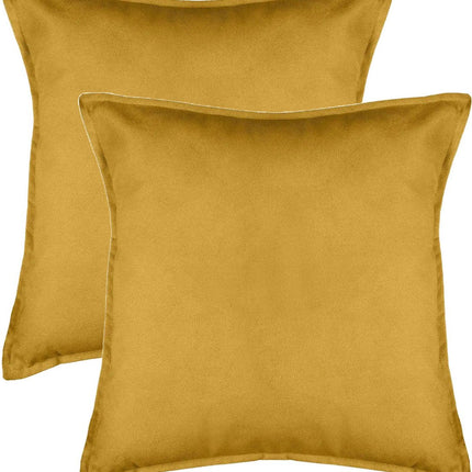 Atmosphera Bank/sierkussens Sophia - 2x stuks - 55 x 55 cm - polyester met rits