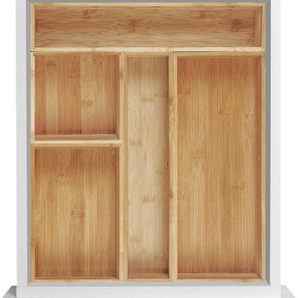 5Five Lade bamboe bakjes 7 cm hoog - 8 x 38 (L)