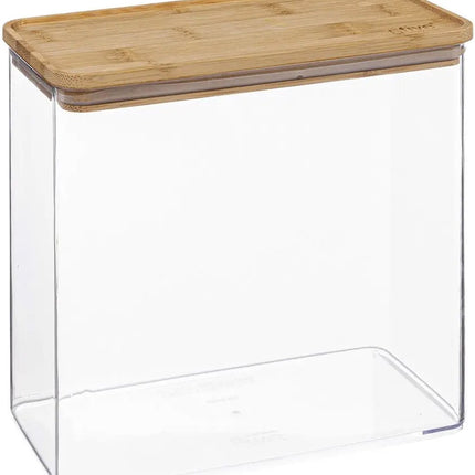 5Five - Keuken voorraadpot - Berlino - kunststof/bamboe - 3000 ml