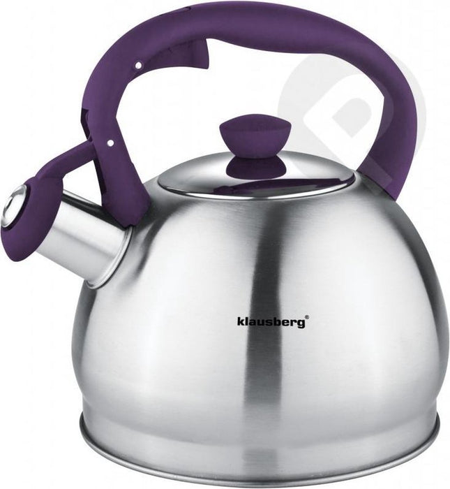 Klausberg 7043 Fluitketel 1.8 liter - Paars handvat