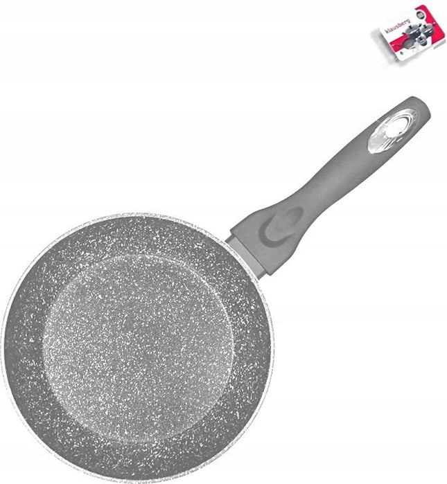 Klausberg 7308 - Granieten pan - 22 cm - marmer grijs