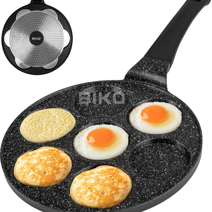 BIKO - Pancake pan - Baghrir - Marmercoating met anti-aanbaklaag - Ø 26,5 cm