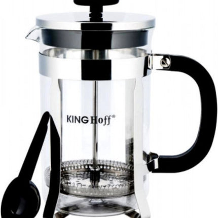 Madame Chai - KINGHOFF koffie- en theemaker 0,35 liter - theepress - koffiepress -theemaker -met extra maatlepel