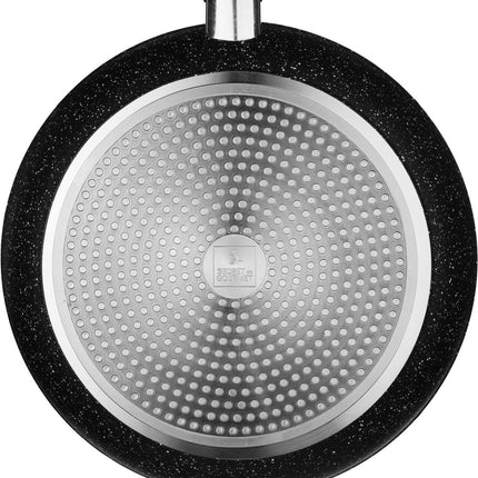 Secret de Gourmet - Koekenpan - Alle kookplaten/warmtebronnen geschikt - zwart - Dia 30 cm