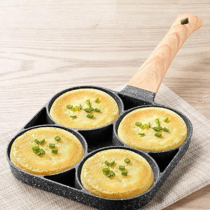 Nolad Pannekoekenpan - PannenkoekenpanInductie - crêpe pan - Pancake Pan - Omeletpan - Eierpan - Vierkante pan - Geschikt voor alle warmtebronnen - Zwart