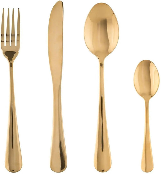 Secret de Gourmet Bestekset - Goud Vintage Luxe - 16 delig - 4 personen
