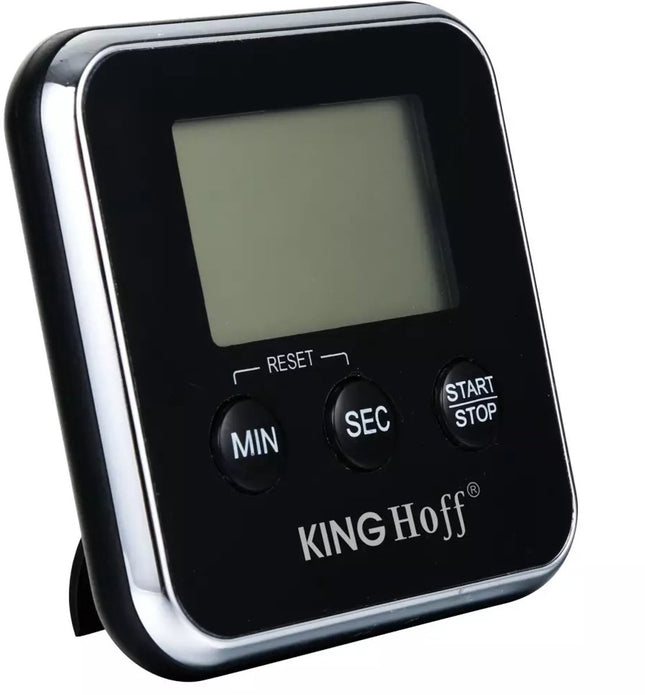 Kinghoff Keukenwekker - Tot 99 Minuten en 59 Seconden - Met Magneet en Standaard - Kookwekker - Kitchenalarm