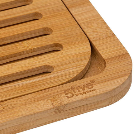 Broodsnijplank met accessoires bamboe 40x27cm - 5 five simply smart