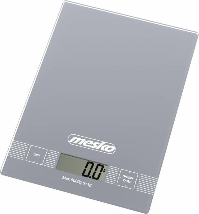 Mesko MS 3145 - Keukenweegschaal - digitaal - zilver