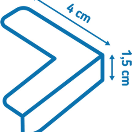 SIPO Hoekbeschermers - 12-delig Set Transparante Silicone Hoekbescherming voor Meubels - SBS-EC52 - Tafelbescherming -