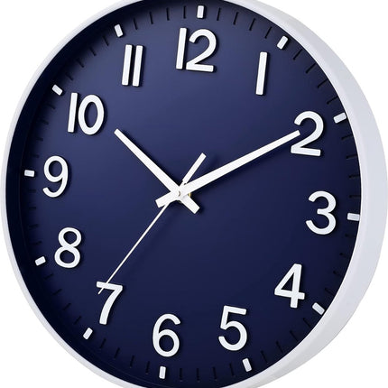 30 cm stille wandklok sluipende seconde met Arabisch cijfer zonder tikken voor decoratie woonkamer, keuken, kantoor, slaapkamer